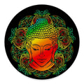 Reggae Buddha Print Round Floor Mat