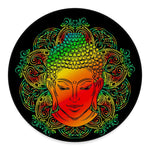 Reggae Buddha Print Round Floor Mat