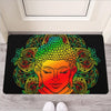 Reggae Buddha Print Rubber Doormat