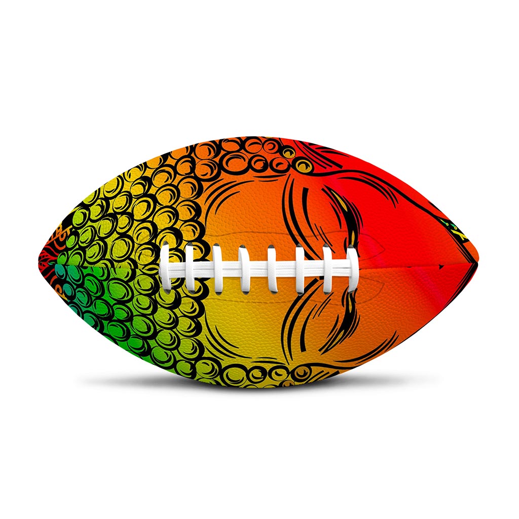 Reggae Buddha Print Rugby Ball