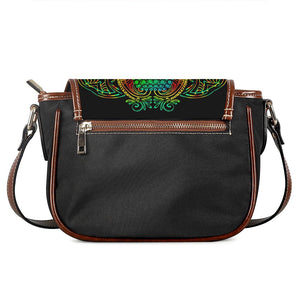 Reggae Buddha Print Saddle Bag