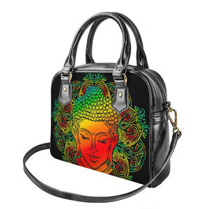 Reggae Buddha Print Shoulder Handbag