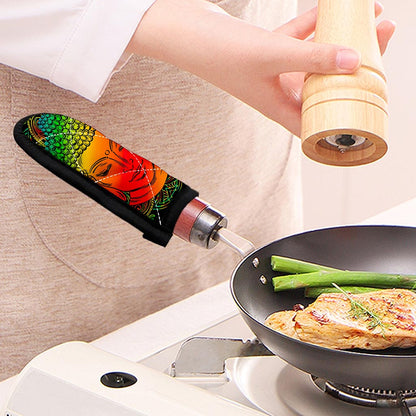 Reggae Buddha Print Skillet Handle Cover