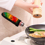 Reggae Buddha Print Skillet Handle Cover