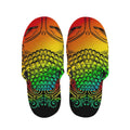 Reggae Buddha Print Slippers