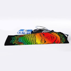 Reggae Buddha Print Sports Towel