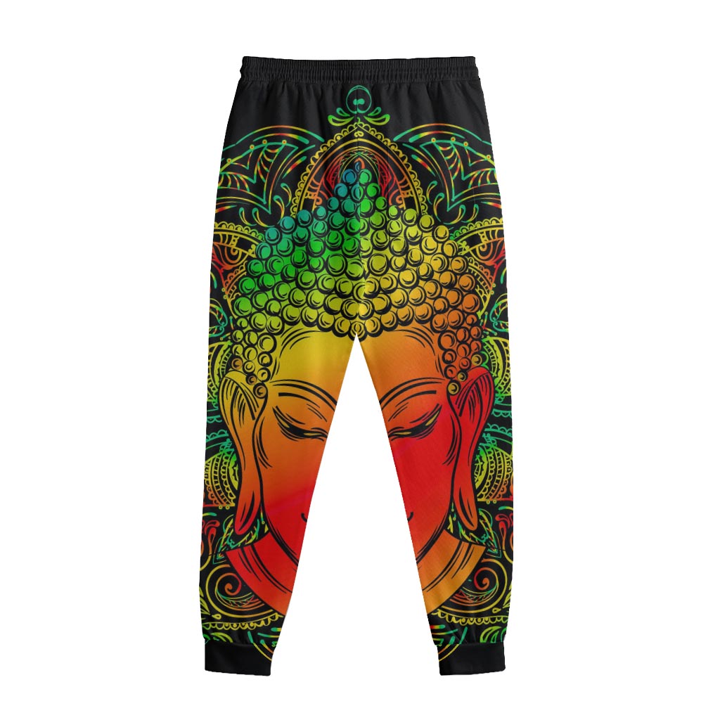 Reggae Buddha Print Sweatpants