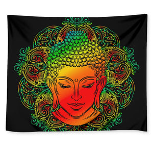 Reggae Buddha Print Tapestry