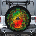 Reggae Buddha Print Tire Cover With Camera Hole