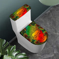 Reggae Buddha Print Toilet Lid And Tank Cover Set