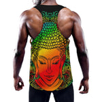 Reggae Buddha Print Training Tank Top