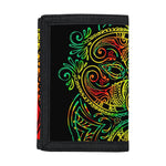 Reggae Buddha Print Trifold Wallet