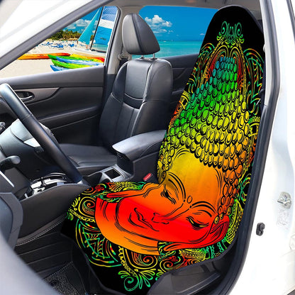 Reggae Buddha Print Waterproof Car Seat Cover
