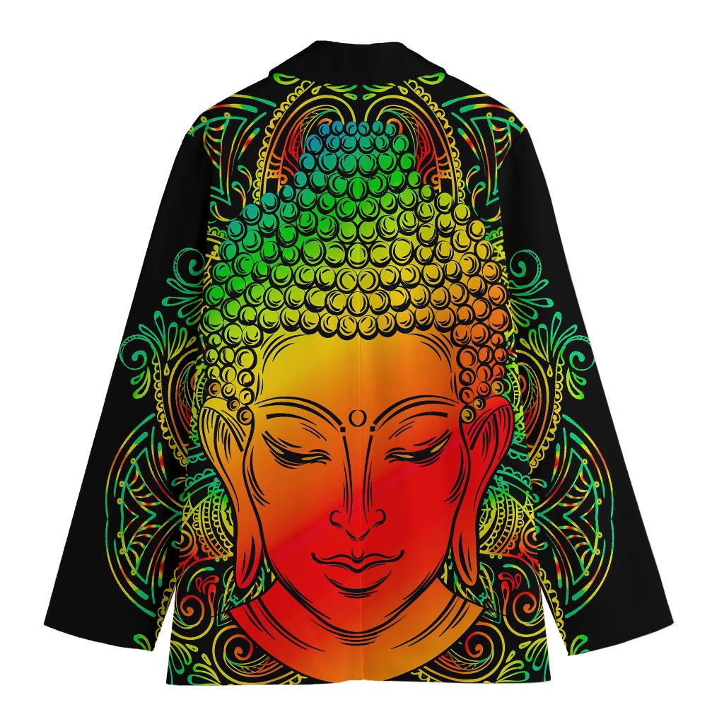 Reggae Buddha Print Women's Blazer