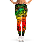 Reggae Buddha Print Women's Leggings