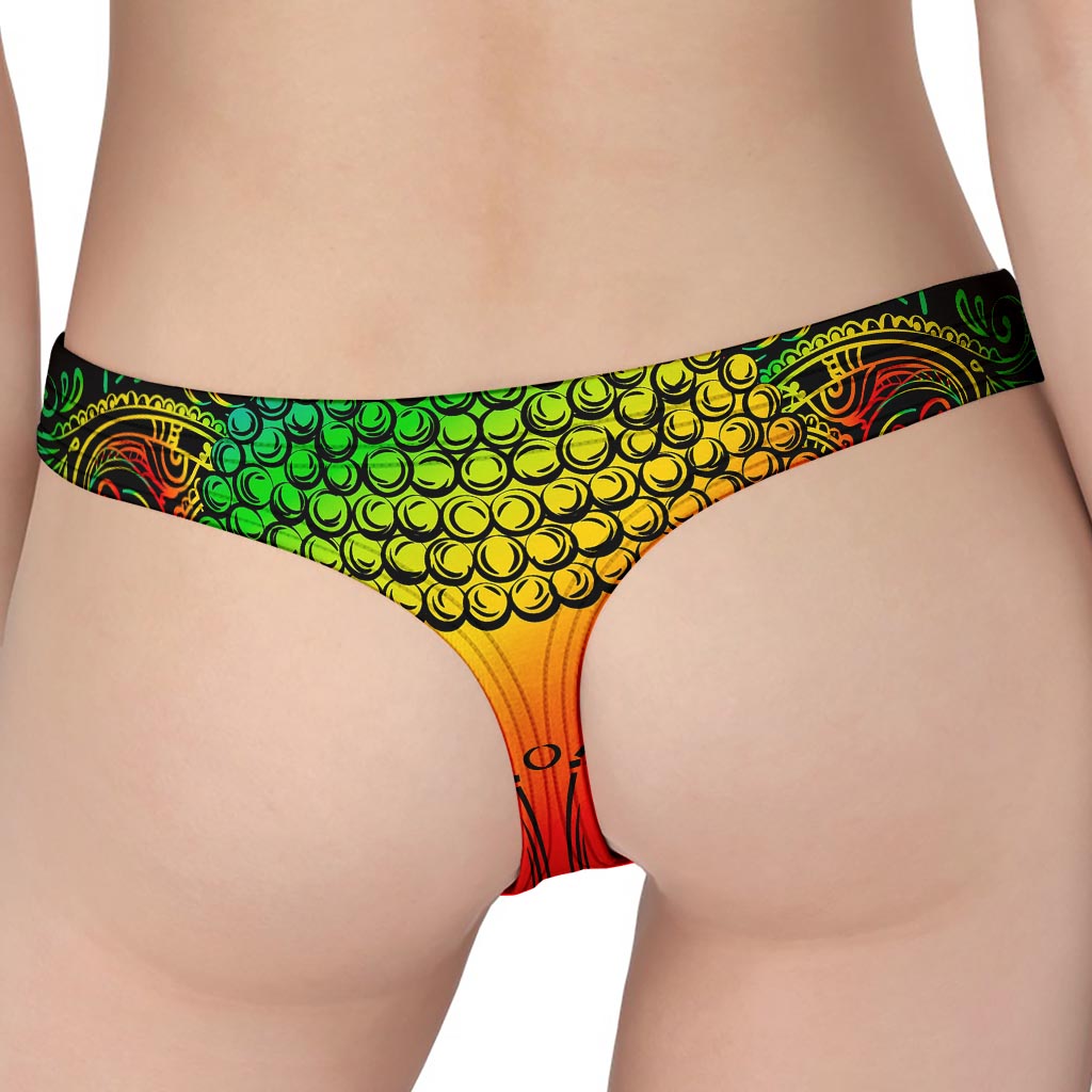 Reggae Buddha Print Women's Thong