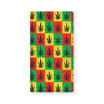 Reggae Marijuana Leaf Pattern Print Baby Crib Sheet