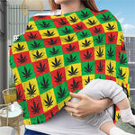 Reggae Marijuana Leaf Pattern Print Baby Seat Cover