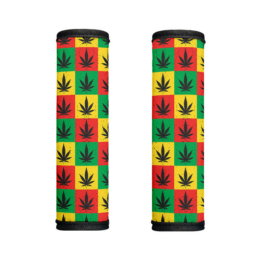 Reggae Marijuana Leaf Pattern Print Handle Covers