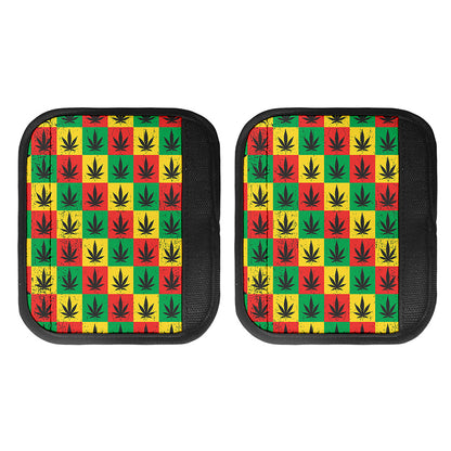 Reggae Marijuana Leaf Pattern Print Handle Covers
