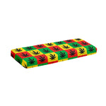 Reggae Marijuana Leaf Pattern Print Piano Keyboard Cover