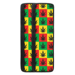 Reggae Marijuana Leaf Pattern Print Refrigerator Handle Covers