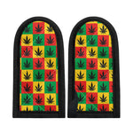 Reggae Marijuana Leaf Pattern Print Skillet Handle Cover