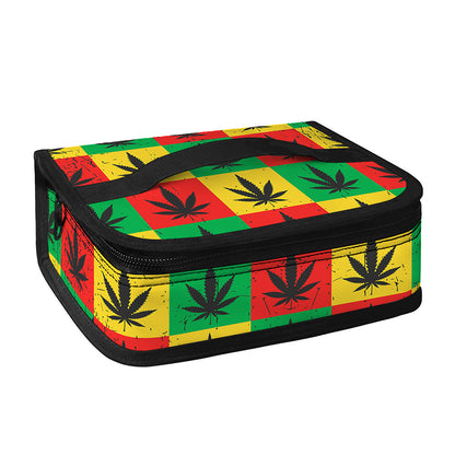 Reggae Marijuana Leaf Pattern Print Small Lunch Bag
