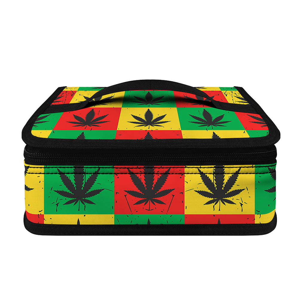Reggae Marijuana Leaf Pattern Print Small Lunch Bag