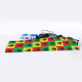 Reggae Marijuana Leaf Pattern Print Sports Towel