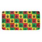 Reggae Marijuana Leaf Pattern Print Towel