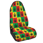 Reggae Marijuana Leaf Pattern Print Waterproof Car Seat Cover
