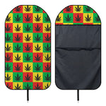Reggae Marijuana Leaf Pattern Print Waterproof Car Seat Cover