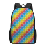 Reiki And The 7 Chakras Pattern Print 17 Inch Backpack