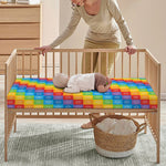 Reiki And The 7 Chakras Pattern Print Baby Crib Sheet