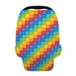 Reiki And The 7 Chakras Pattern Print Baby Seat Cover