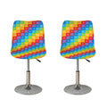 Reiki And The 7 Chakras Pattern Print Bar Stool Covers