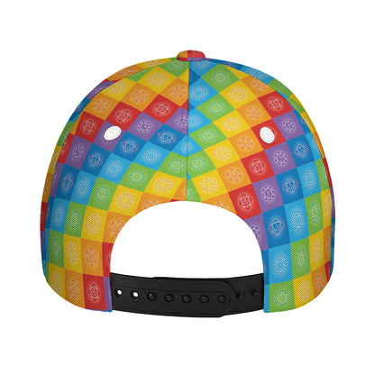 Reiki And The 7 Chakras Pattern Print Baseball Cap