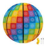 Reiki And The 7 Chakras Pattern Print Basketball