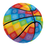 Reiki And The 7 Chakras Pattern Print Basketball