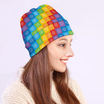 Reiki And The 7 Chakras Pattern Print Beanie