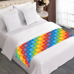 Reiki And The 7 Chakras Pattern Print Bed Runner
