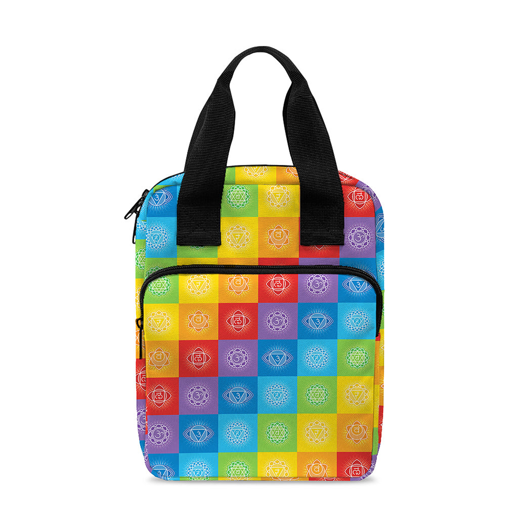Reiki And The 7 Chakras Pattern Print Bible Tote Bag