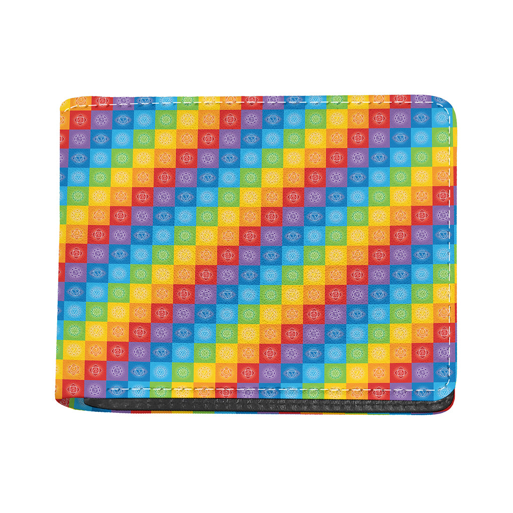 Reiki And The 7 Chakras Pattern Print Bifold Wallet