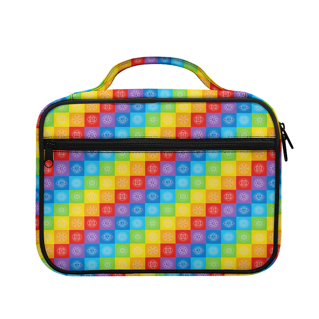 Reiki And The 7 Chakras Pattern Print Briefcase Bible Bag