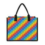 Reiki And The 7 Chakras Pattern Print Canvas Tote Bag