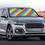Reiki And The 7 Chakras Pattern Print Car Windshield Sun Shade