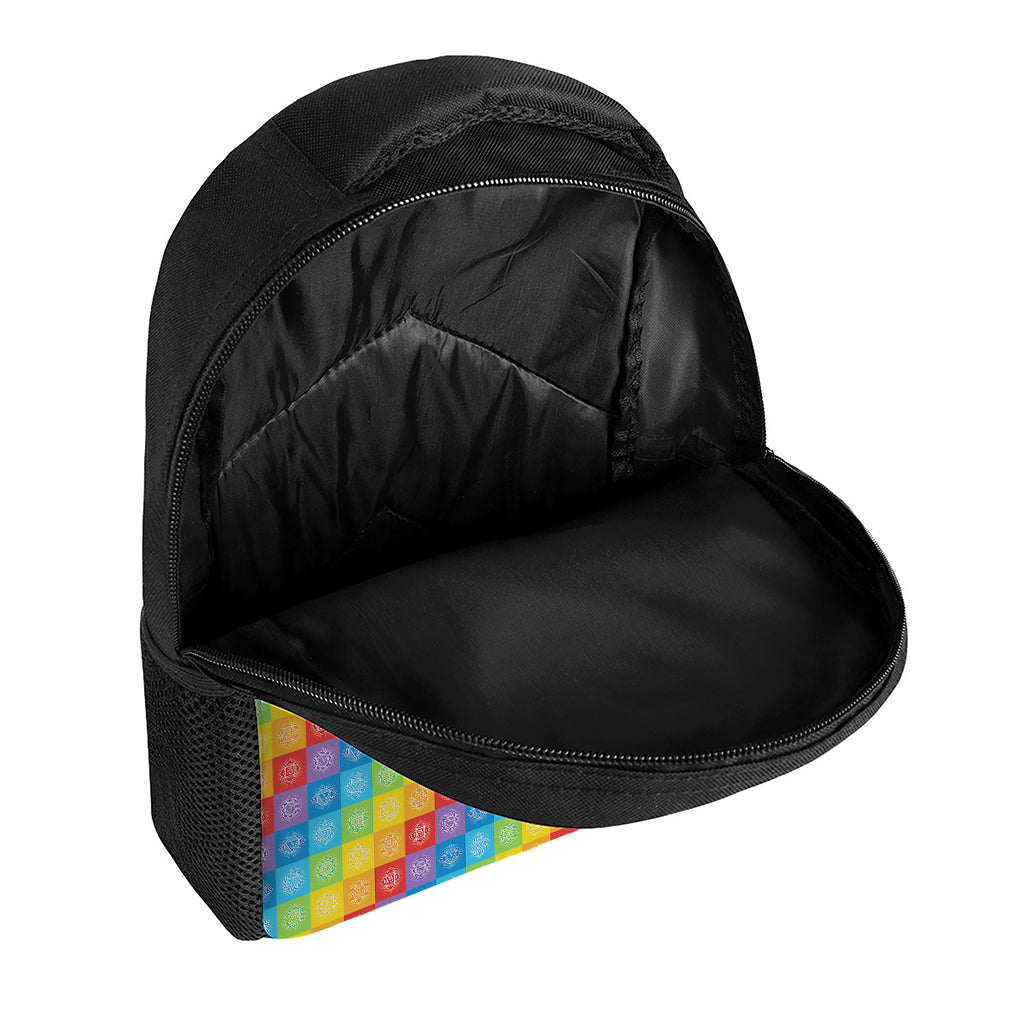Reiki And The 7 Chakras Pattern Print Casual Backpack