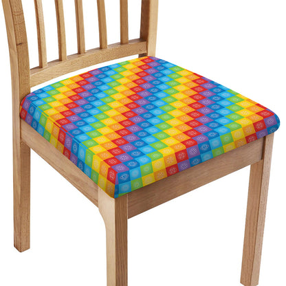 Reiki And The 7 Chakras Pattern Print Chair Cushion Cover