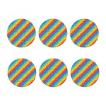 Reiki And The 7 Chakras Pattern Print Coaster Set